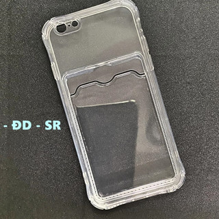 Ốp lưng iphone 6 - 6s dẻo trong chống sốc đựng card