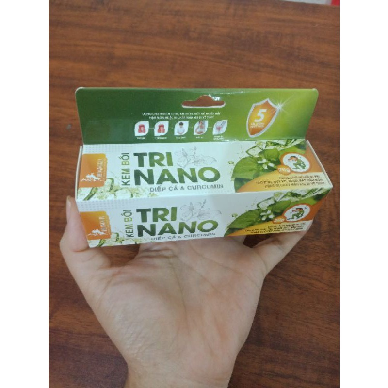 KEM BÔI TRI NANO - HỖ TRỢ DÙNG CHO NGƯỜI TÁO BÓN , BỊ TRĨ