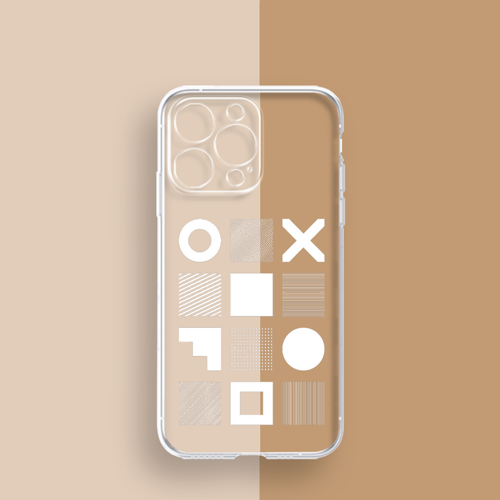 Ốp iphone các hình khối độc đáo 7 8 plus 12 Pro max 11 Pro X XS MAX XR 14 13pro prm uh171