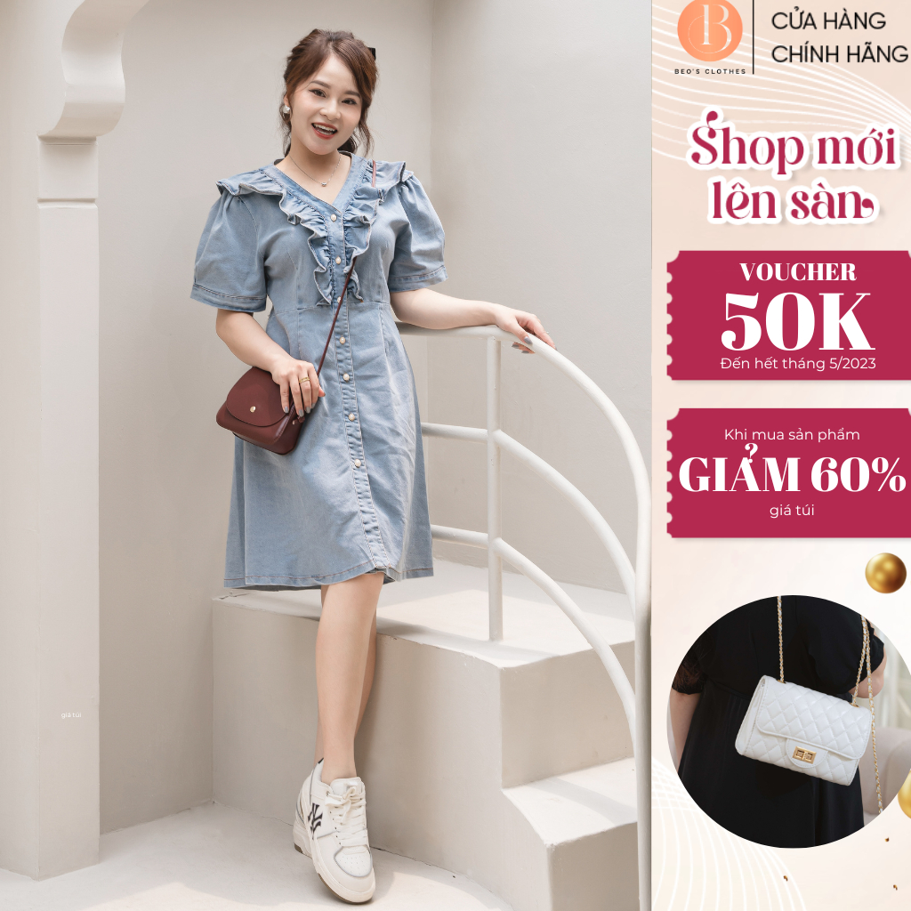 Đầm Jean Nữ Bigsize