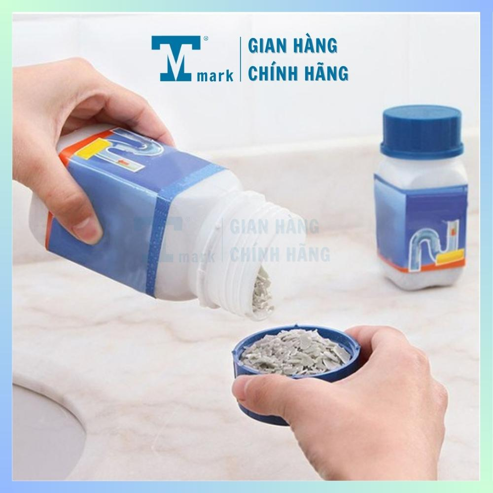 Bột Thông Tắc Cống Nắp Xanh Vuông 260g Enano Wash Khử Mùi Diệt Khuẩn An Toàn Tmark