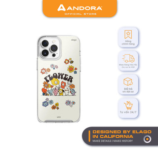 Ốp lưng elago BT21 Flower cho Iphone 13 Series
