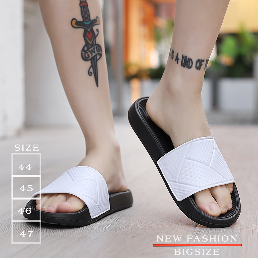 Dép Quai Ngang Cỡ Lớn. Plus 44,45,46,47, Dép Big Size 44,45,46,47 Cho Bàn Chân Bự - Mã QC36