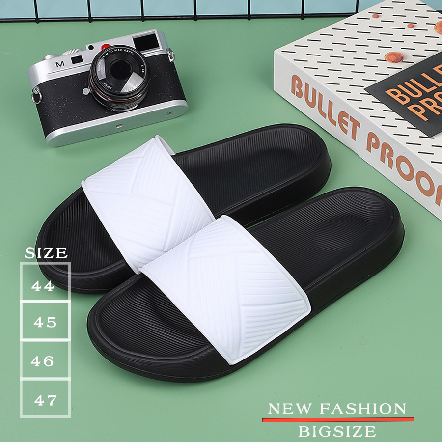 Dép Quai Ngang Cỡ Lớn. Plus 44,45,46,47, Dép Big Size 44,45,46,47 Cho Bàn Chân Bự - Mã QC36