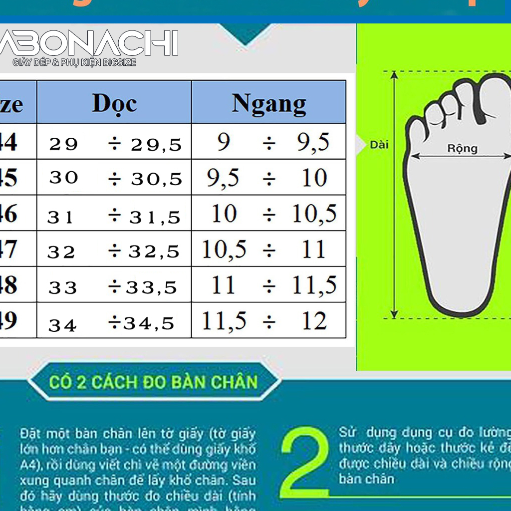 Dép Quai Ngang Cỡ Lớn. Plus 44,45,46,47, Dép Big Size 44,45,46,47 Cho Bàn Chân Bự - Mã QC36
