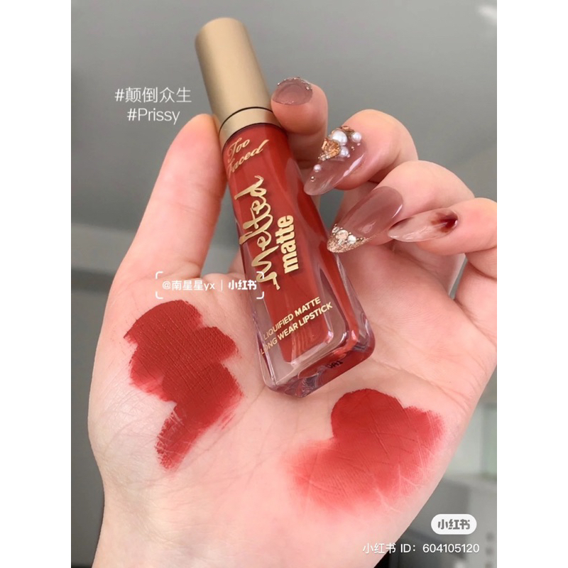 SON TOOFACED MELTED MATTE MÀU PRISSY