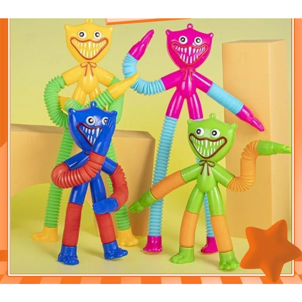 ĐỒ HƠI HUGGY,WUGGY ỐNG LÒ XO CÓ ĐÈN NHÁY