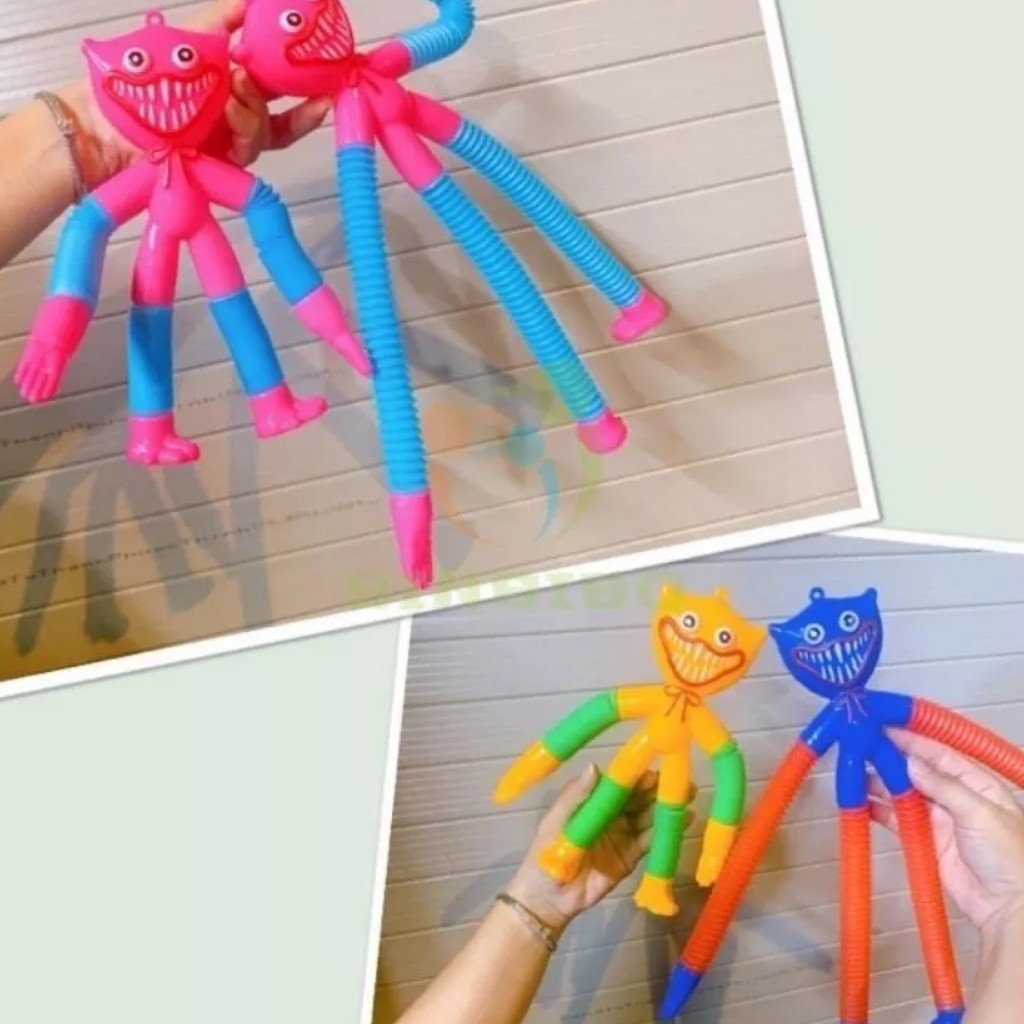 ĐỒ HƠI HUGGY,WUGGY ỐNG LÒ XO CÓ ĐÈN NHÁY
