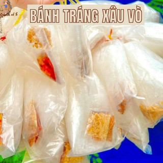 Bánh tráng xâu vò- muối sate tây ninh|1 xâu/10 bịch