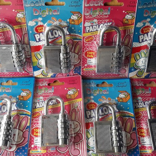 Ổ khóa số chống trộm bẻ khóa, ổ khóa số loại nhỏ có 3 số khóa, loại lớn có 4 số khóa
