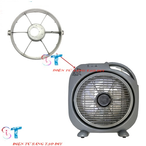 KHUNG XƯƠNG QUẠT HỘP, QUẠT TẢN B3 KIỂU TRÒN 300MM