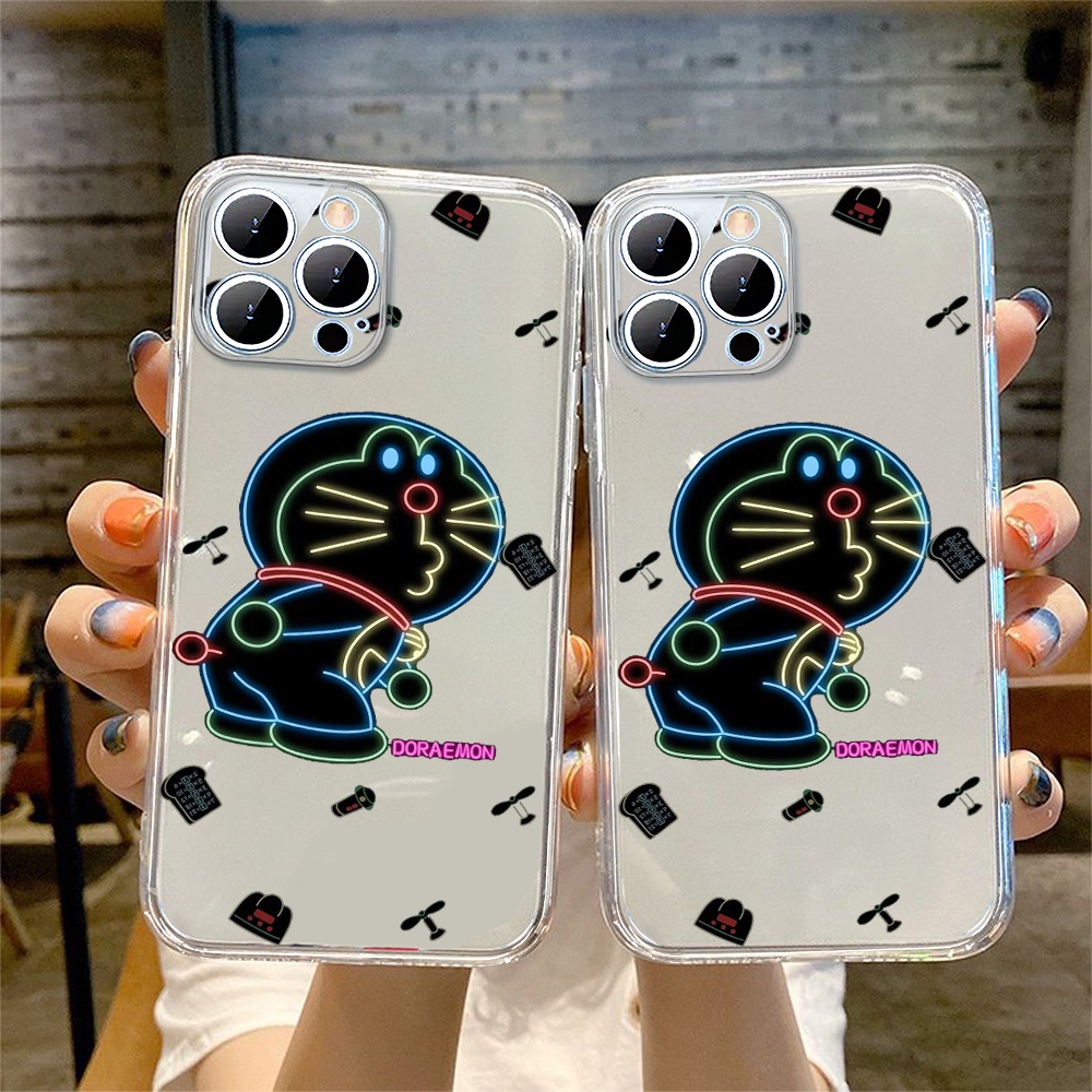 Ốp chống sốc iphone Dora.emon mèo máy đen độc đáo BVC 6/6s/7/8/X/XS/11/12/13/14 Pro Plus Max uh131
