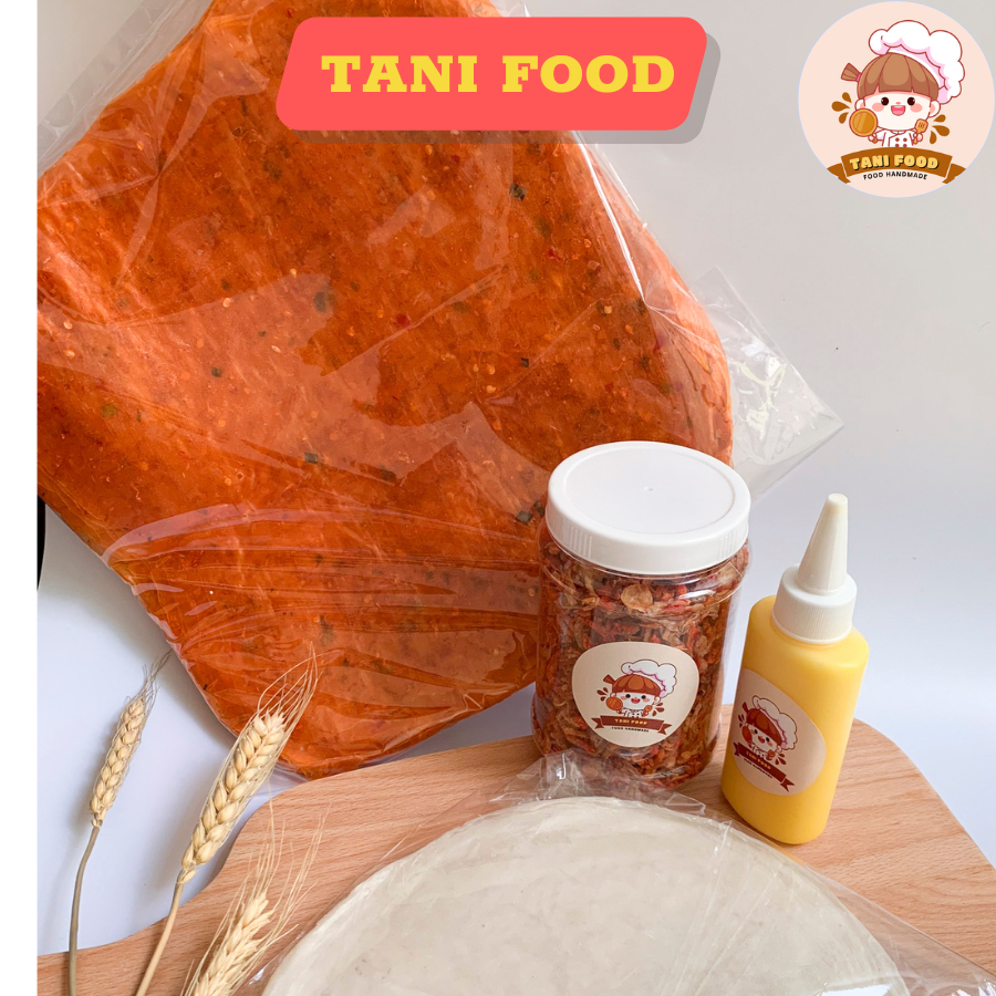 COMBO Bánh Tráng Phơi Sương Tép Ngon 550G + ruốc hành phi + bơ siêu béo COMBO SIÊU GIỀN