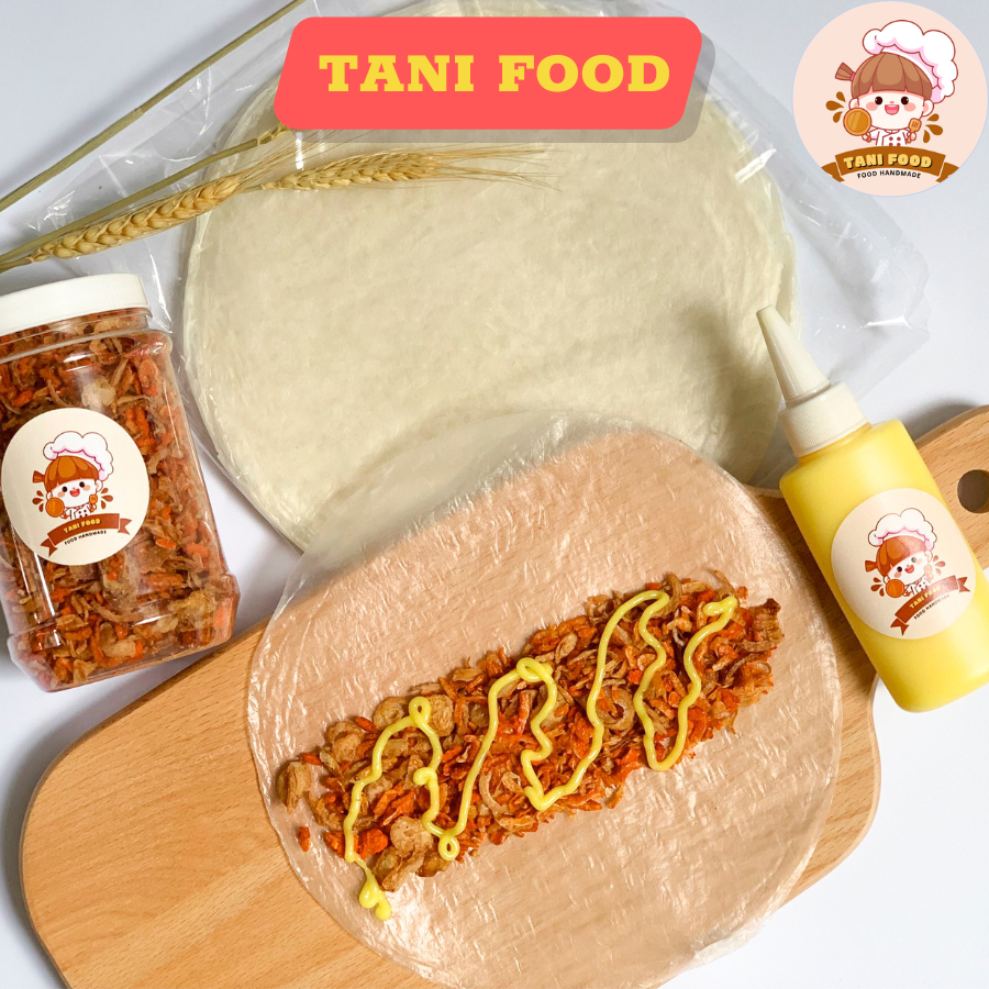COMBO Bánh Tráng Phơi Sương Tép Ngon 550G + ruốc hành phi + bơ siêu béo COMBO SIÊU GIỀN