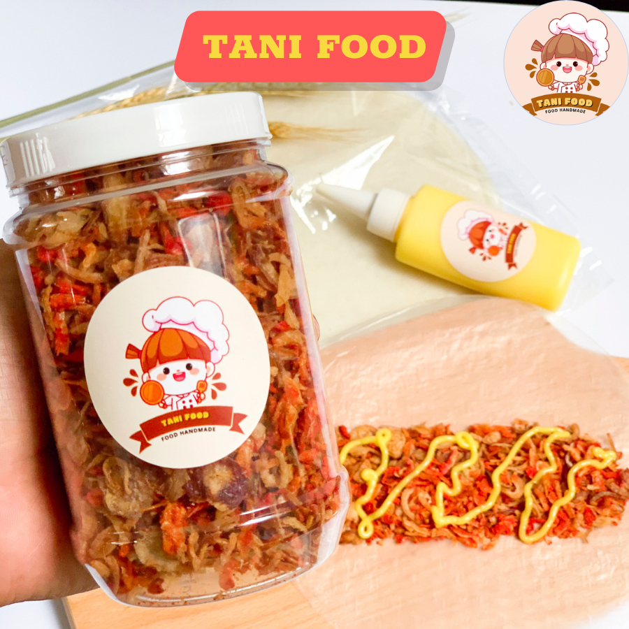 COMBO Bánh Tráng Phơi Sương Tép Ngon 550G + ruốc hành phi + bơ siêu béo COMBO SIÊU GIỀN