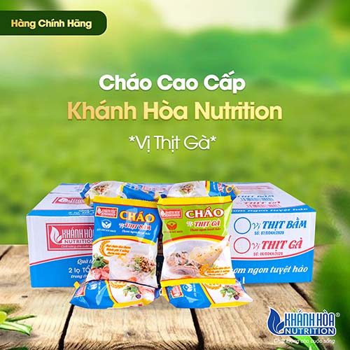 Cháo Cao Cấp Vị Thịt Gà - Khánh Hòa Nutrition