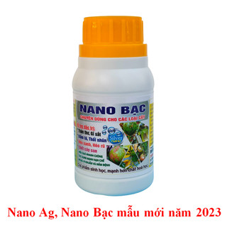 Chế phẩm Nano Ag, nano Bạc trị nấm bệnh cho hoa lan cây cảnh chai 100ml