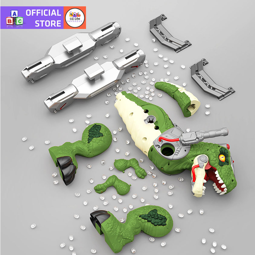 Xe Chòi Chân Khủng Long Phun Khói Tyrannosaurus Rex Cho Bé, Xe Trượt Scooter Có Bánh Cỡ Lớn Có Hiệu Ứng Đèn Và Nhạc