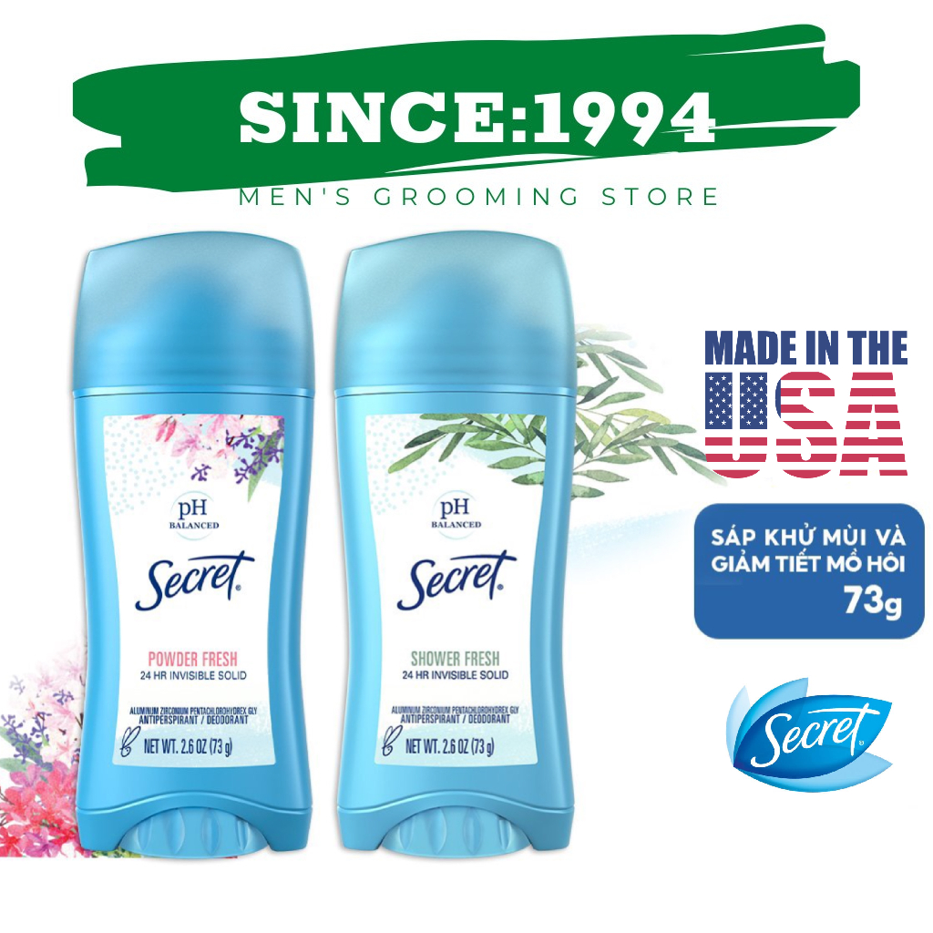 Sáp khử mùi Secret 45 - 73g - Mỹ