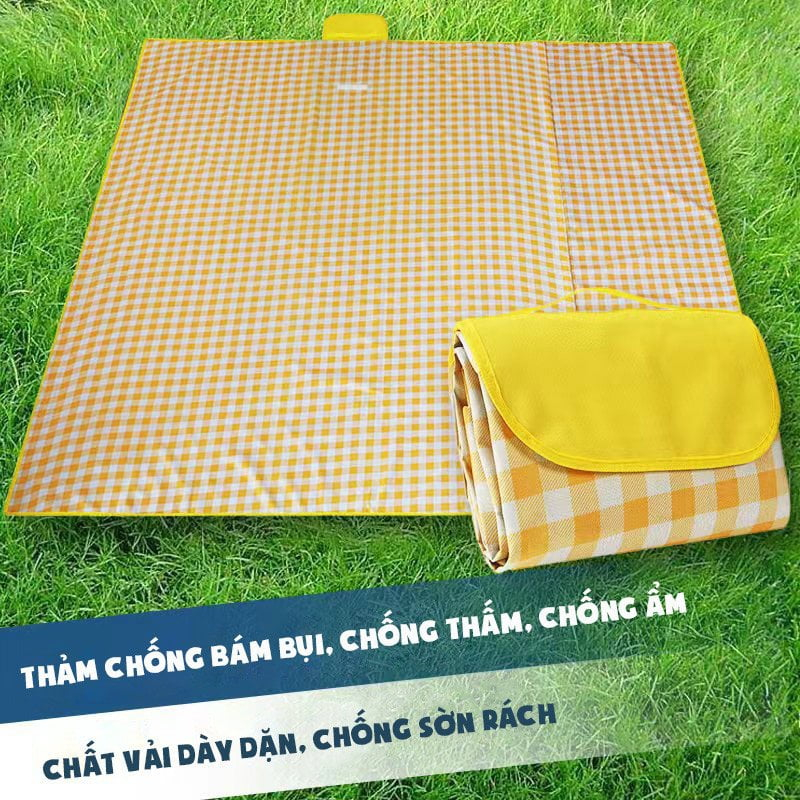 ZÓNG® Thảm trải bãi cỏ picnic dã ngoại chống thấm oxford 600D 1.5 X 2  - CRP01