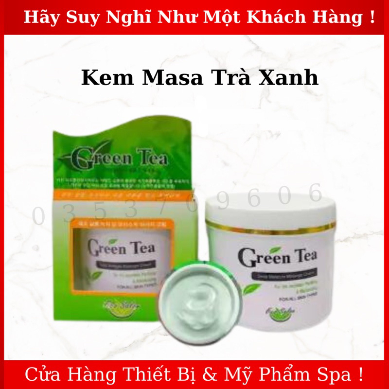 Kem Massage Trà Xanh Green Tea Hàn Quốc - Hàng Chuẩn Có Vỏ Hộp Đầy Đủ