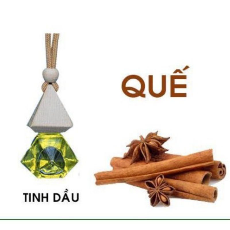 Tinh dầu treo xe ô tô 100% tự nhiên giúp diệt khuẩn khử mùi hôi có hương thơm dịu nhẹ