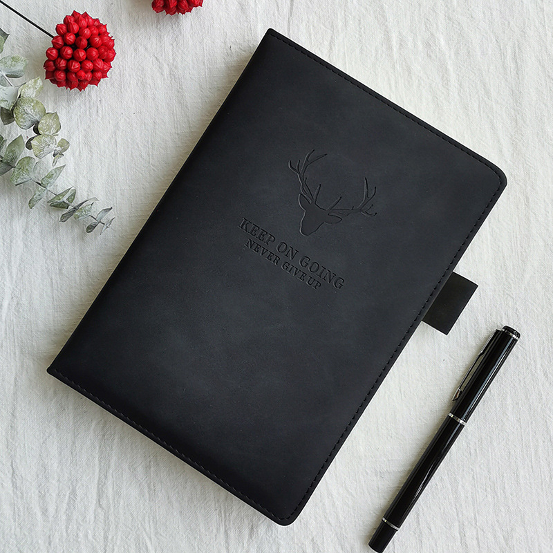 Sổ Bìa Da Con Hươu A5 96 Trang