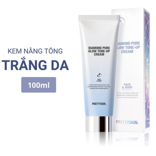 Kem dưỡng trắng da kim cương Pretty Skin Diamond Pure Glow Tone Up Cream 100ml