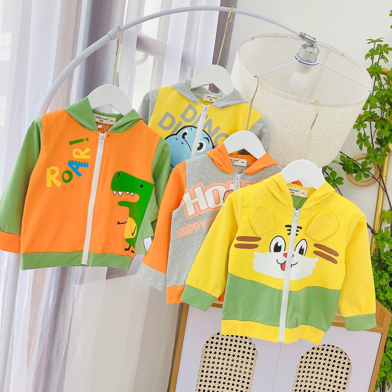 Áo khoác chống nắng, áo khoác chống nắng Cotton lạnh bé trai bé gái