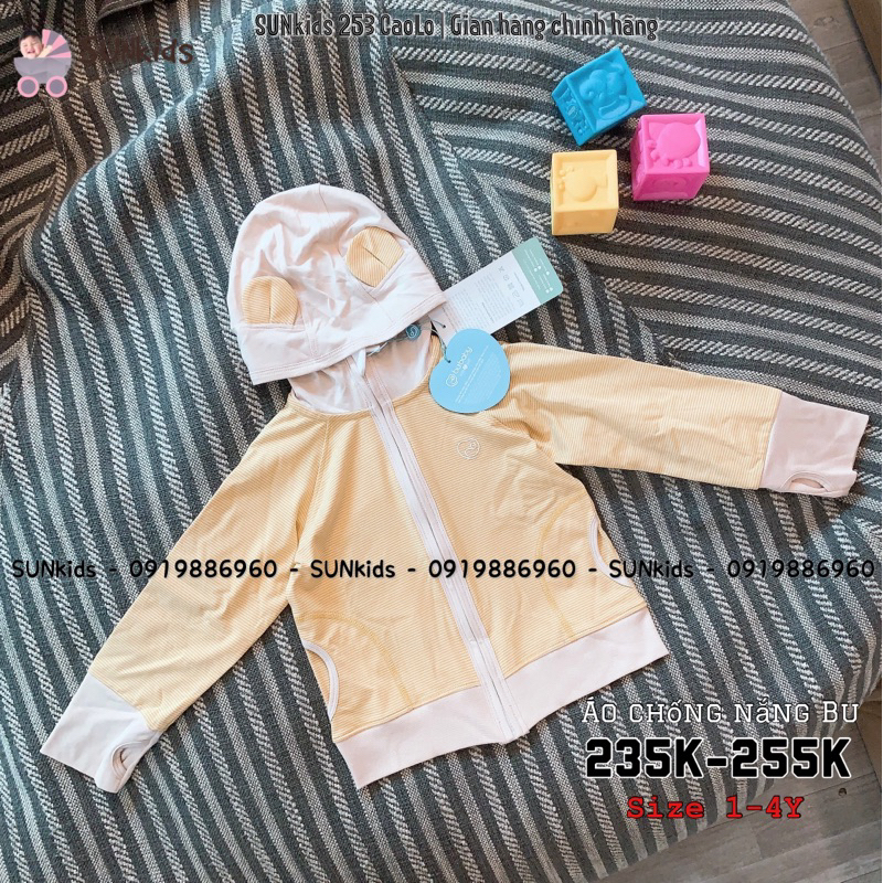 Áo chống nắng đa năng tai gấu BU