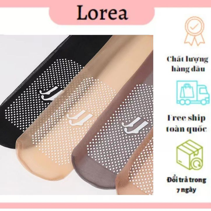 Tất, Vớ Lụa Da Chân Cao Cấp Mỏng Nhẹ Thoáng Mát Chống Trượt Siêu Dai Giá Rẻ