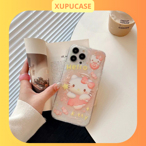 [Hello Kity, Kuromi, Luck] Ốp lưng iphone vân đá in hình 7plusx/xs/xsm11/12/13/14/pro/max/plus/promax