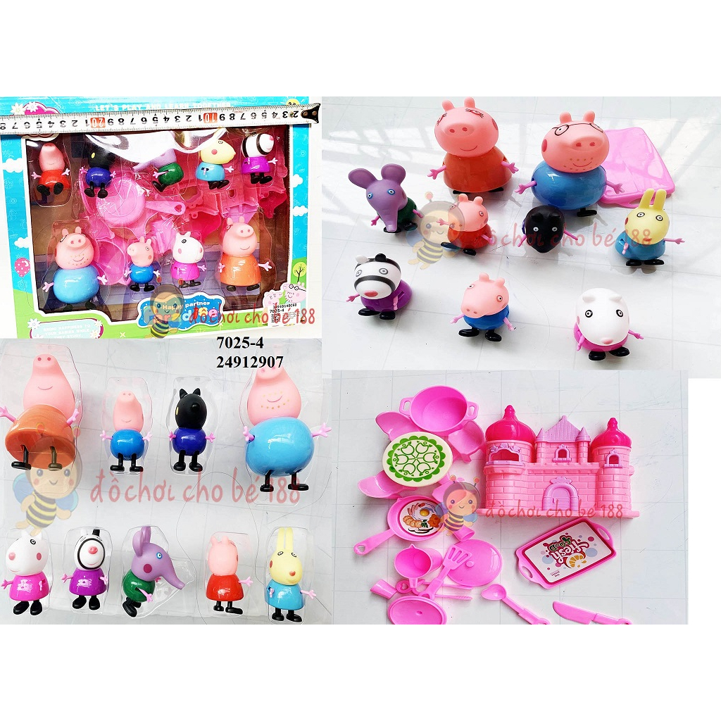 Đồ chơi trẻ em bộ nhà bếp ngôi nhà heo pep pa các loại