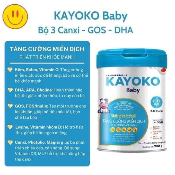 Sữa Kayoko baby 400g- 900g