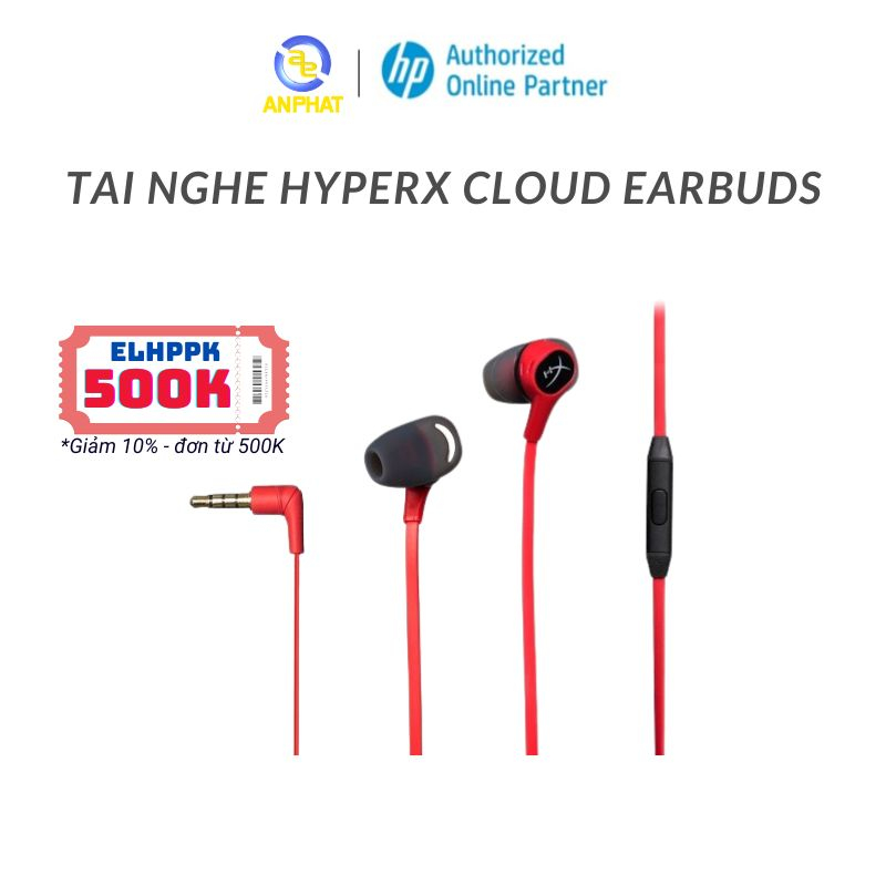 Tai nghe Gaming HyperX Cloud Earbuds - Chính hãng BH 24 tháng