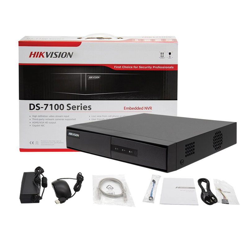 Bộ Camera Giám Sát IP POE Hikvision 4 Kênh 4.0MP Có Màu Ban Đêm Tích Hợp Mic Thu Âm