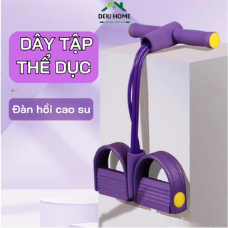 Dụng cụ dây tập bụng cao su tập gym dây kéo đàn hồi tập cơ bụng tập hiệu quả