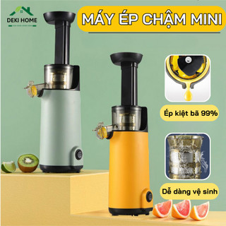 Máy ép chậm mini, máy ép hoa quả rau củ ép kiệt đến 99% bã dễ dàng vệ sinh tiện lợi