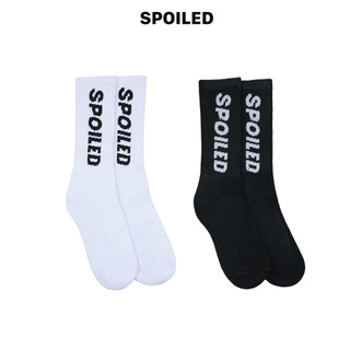 Combo 2 Đôi Tất Vớ Basic Spoiled Trắng / Đen Chất liệu sợi PE Cao Cấp
