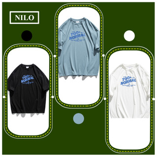 Áo Thun Tay Lỡ Unisex Form Rộng Dáng Dài Unisex Cho Nam Nữ  Chất Cotton Thấm Hút Mồ Hôi Mát Mẻ Trẻ Trung NILO