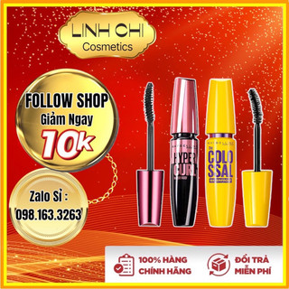 Mascara Dài Mi và Cong Mi Maybelline New York Hyper Curl Waterproof Chuốt Mi Đen 9.2ml