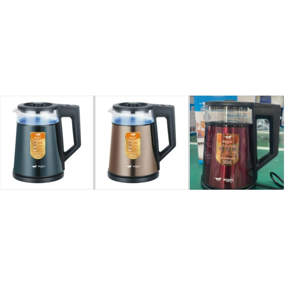 Bình đun siêu tốc MISUSHITA 2.0 lít MS-2329   BẢO HÀNH CHÍNH HÃNG 12 THÁNG