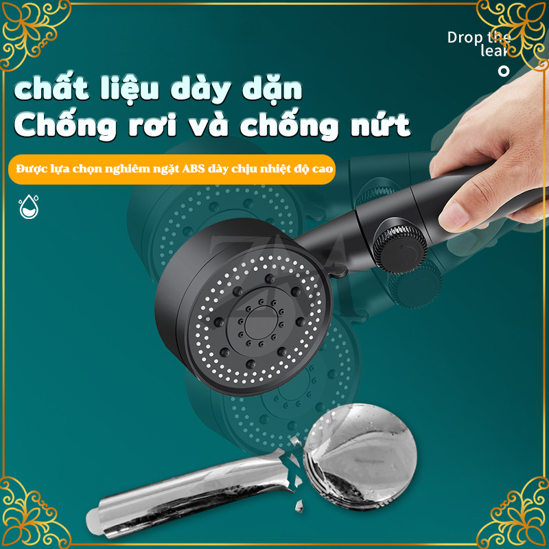 Vòi Sen Tăng Áp, Cao Cấp Không Gỉ,Vòi Hoa Sen Siêu Mạnh,Tiết Kiệm Nước Thông Minh