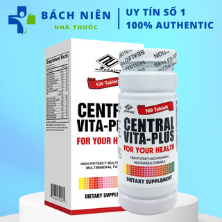 Viên uống bổ sung Vitamin và Khoáng chất Central Vita-Plus Nuhealth - Viên tăng đề kháng Central Vita-Plus