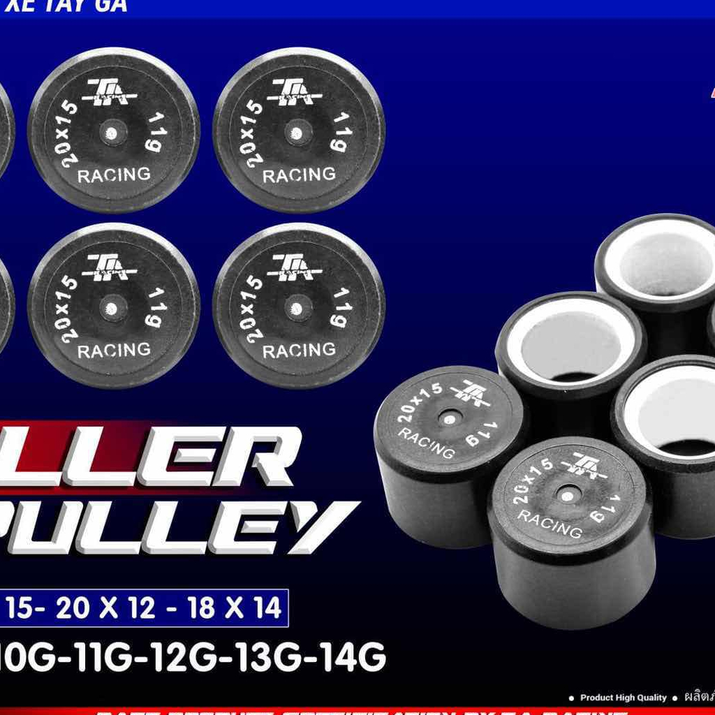 Bi nòi xe tay ga honda 110- TA racing,bi đen Lưng -20X15-20X12-18X14