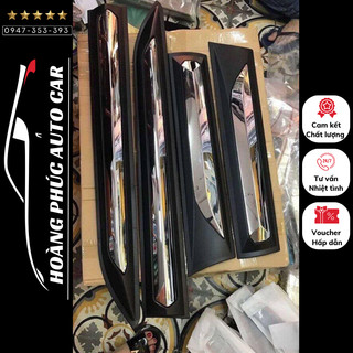 Ốp nẹp sườn Fortuner Bộ Ốp nẹp sườn bản to xe Toyota Fortuner dùng chung cho các đời xe 2017-2021