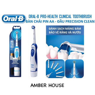 Bàn chải Pin Oral-B Pro-Health Clinical với đầu Precision Clean.
