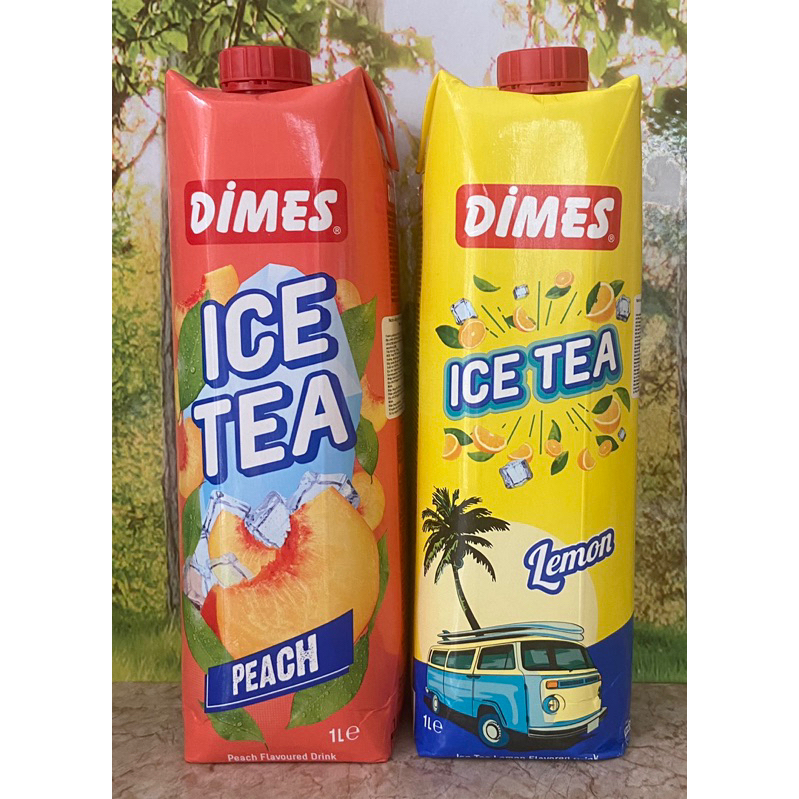 Nước ICe Tea Đào/Chanh Dimes Hộp 1 Lít