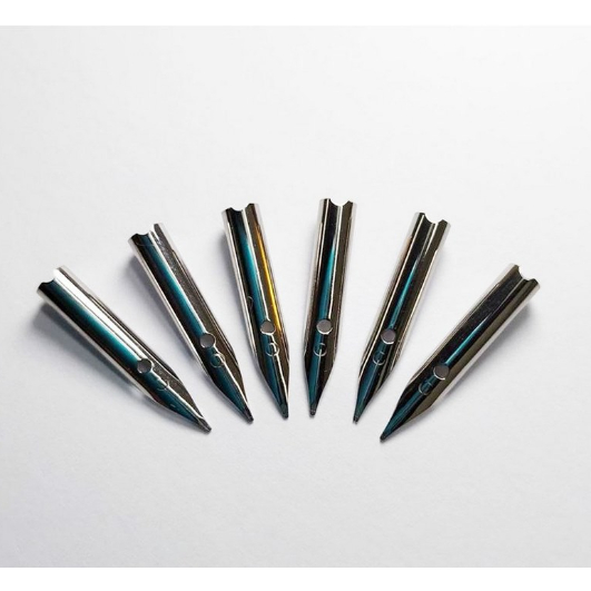 Ngòi kim tinh êm trơn, ngòi thay thế bút mực