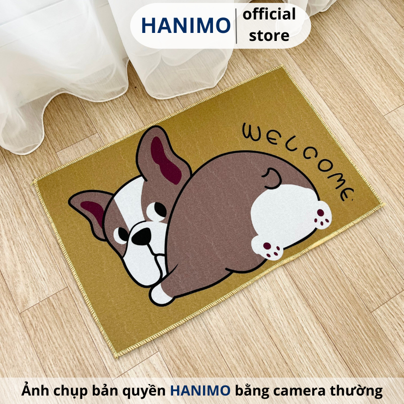 Thảm lau chân nhà bếp HANIMO đế cao su chống trơn trượt 40x60cm CBL01